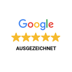 Google 5 Sterne - Ausgezeichnet