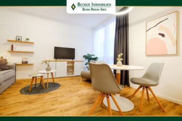 Neuwertige und schick möblierte 2-Zimmer-Wohnung in der Fußgängerzone von Bad Honnef mit Stellplatz, 53604 Bad Honnef, Etagenwohnung