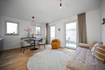 Wertiges Neubau-Apartment mit Sonnenterrasse und TG-Stellplatz in ruhiger Lage von Bonn - Endenich - Impression Wohnbereich