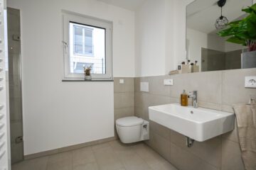Wertiges Neubau-Apartment mit Sonnenterrasse und TG-Stellplatz in ruhiger Lage von Bonn - Endenich - Impression Badezimmer