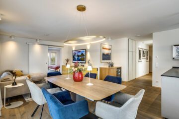 Hochwertige EG-Wohnung mit 2 Terrassen, Garten & Einbauküche in bevorzugter Lage von Bonn-Hochkreuz - Impression Wohn-/Essbereich