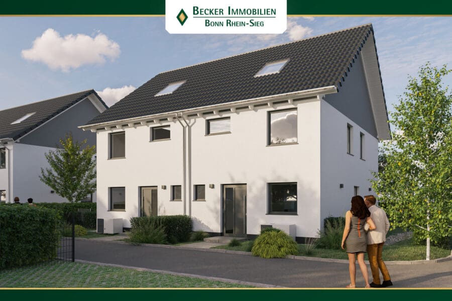 "OBSTGÄRTEN-RHEINBACH" 12 neue Einfamilienhäuser in bevorzugter Lage von Ramershoven, provisionsfrei - Impression Außenansicht Haus Pinova